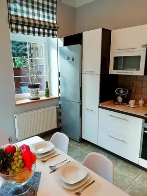 Kuchnia lub aneks kuchenny w obiekcie Apartament Fabryka Endorfin Kłodzko