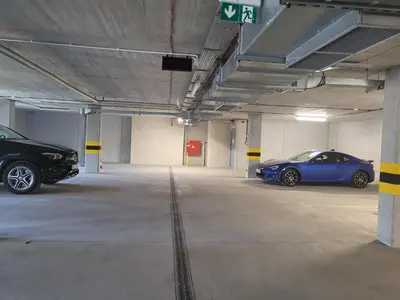 Plan piętra w obiekcie Apartament Gliwice Centrum Dunikowskiego z garażem