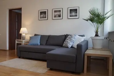 Część wypoczynkowa w obiekcie Apartament Gliwice Centrum Dunikowskiego z garażem