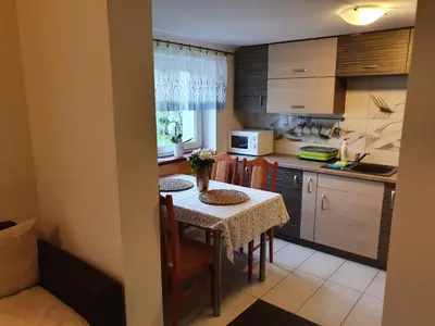 Kuchnia lub aneks kuchenny w obiekcie Apartamenty Rodzinne