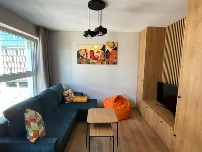 Telewizja i/lub zestaw kina domowego w obiekcie Star4You II Apartments