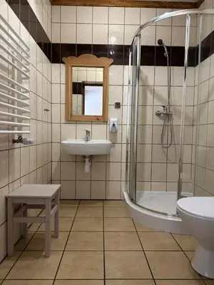 Łazienka w obiekcie Cicha Woda