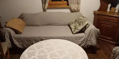 Łóżko lub łóżka w pokoju w obiekcie Rancho Vaquera