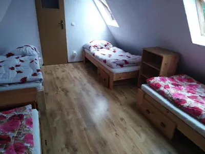 Łóżko lub łóżka w pokoju w obiekcie Rancho Vaquera