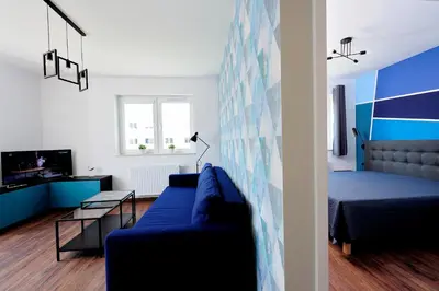 Telewizja i/lub zestaw kina domowego w obiekcie Sleep Well Inżynierska