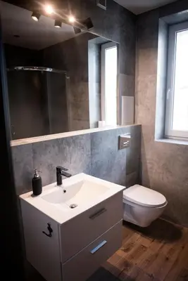 Łazienka w obiekcie JDK Apartamenty Legionów 50m2 5-osobowy