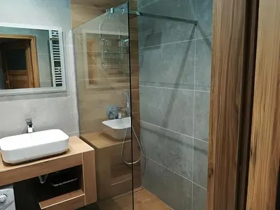 Łazienka w obiekcie Apartament Wrocław Centrum Dorzecze Legnickiej