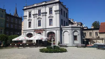 Budynek, w którym mieści się zajazd
