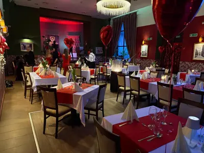 Restauracja lub miejsce do jedzenia w obiekcie Dolnośląski