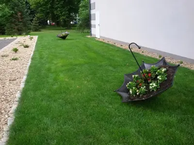 Ogród w obiekcie Park Hotel Dobrodzień