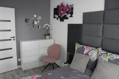 Część wypoczynkowa w obiekcie Apartament Wrocław Centrum Galeria Magnolia