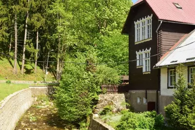 Ogród w obiekcie Apartament Śnieżka