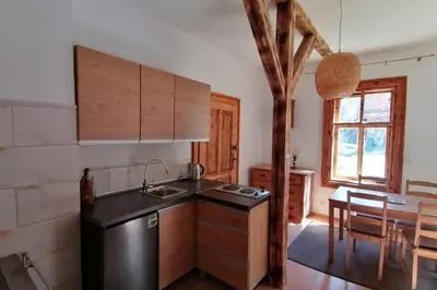 Kuchnia lub aneks kuchenny w obiekcie Apartament Śnieżka
