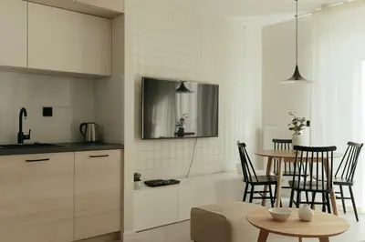 Kuchnia lub aneks kuchenny w obiekcie APARTAMENT Marina Port