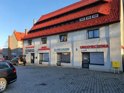 Budynek, w którym mieści się apartament