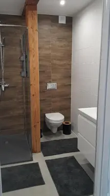 Łazienka w obiekcie Apartament u Makosi