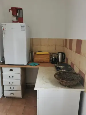 Kuchnia lub aneks kuchenny w obiekcie Biohof Am Turawa-See