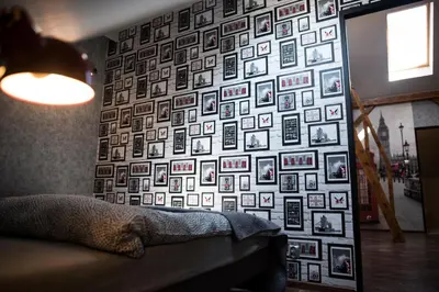 Łóżko lub łóżka w pokoju w obiekcie JDK Apartamenty Legionów 40m2 5-osobowy