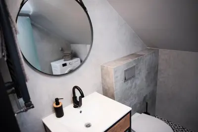 Plan piętra w obiekcie JDK Apartamenty Legionów 40m2 5-osobowy
