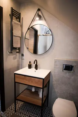 Łazienka w obiekcie JDK Apartamenty Legionów 40m2 5-osobowy