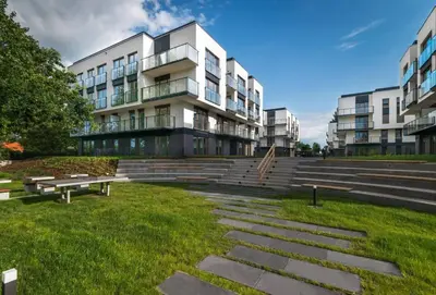 Budynek, w którym mieści się apartament