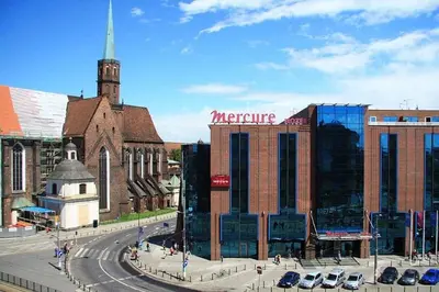 Budynek, w którym mieści się apartament
