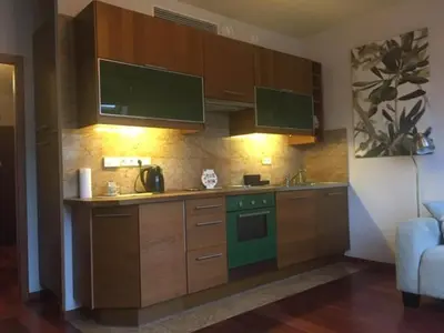 Kuchnia lub aneks kuchenny w obiekcie Main Street Apartment - Old Town