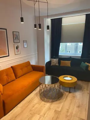 Część wypoczynkowa w obiekcie Apartament BellaPola Loft