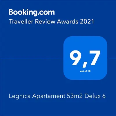 Certyfikat, podpis lub inny dokument wystawiony w obiekcie Legnica Apartament 53m2 Delux 6