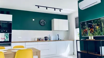 Kuchnia lub aneks kuchenny w obiekcie Legnica Apartament 53m2 Delux 6