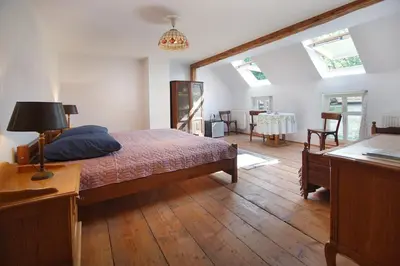 Łóżko lub łóżka w pokoju w obiekcie Uspokój Ducha - Adults only