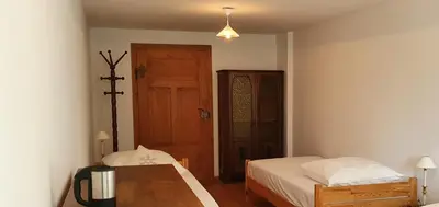 Łóżko lub łóżka w pokoju w obiekcie Uspokój Ducha - Adults only