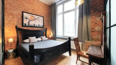 Łóżko lub łóżka w pokoju w obiekcie Ruska 47/48A Apart