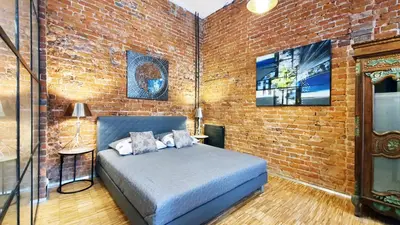 Łóżko lub łóżka w pokoju w obiekcie Ruska 47/48A Apart