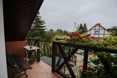 Balkon lub taras w obiekcie Agroturystyka Małgosia