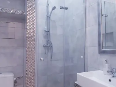 Łazienka w obiekcie Na Grobli 20 Apartament z ogródkiem