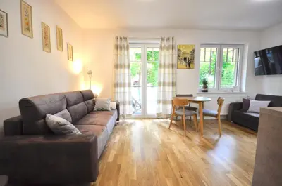 Część wypoczynkowa w obiekcie Apartament harmonic aparts