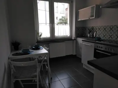 Kuchnia lub aneks kuchenny w obiekcie Apartament Wrocław przy Rynku