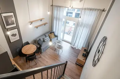 Część wypoczynkowa w obiekcie RentPlanet - Apartamenty Zarembowicza