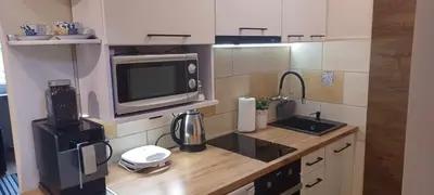 Kuchnia lub aneks kuchenny w obiekcie Mieszkanie Jednopokojowe, ul Dworcowa, Centrum, Parking Gratis!!!