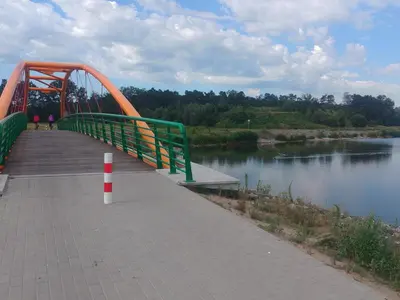 Widok na rzekę nieopodal tego domu wakacyjnego