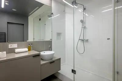 Łazienka w obiekcie RentPlanet - Apartament Sky Tower