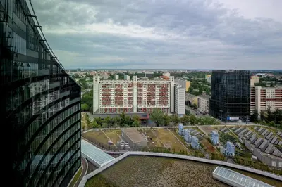 Widok na miasto Wrocław z tego apartamentu