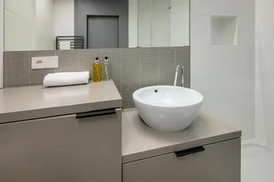 Łazienka w obiekcie RentPlanet - Apartament Sky Tower