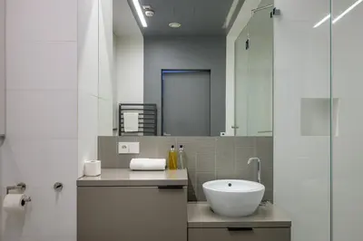 Łazienka w obiekcie RentPlanet - Apartament Sky Tower