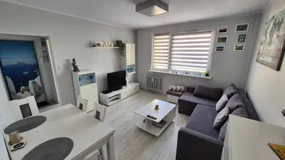 Telewizja i/lub zestaw kina domowego w obiekcie Apartament WAGABUNDA