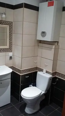 Łazienka w obiekcie Apartamencik na Doby - Lubin