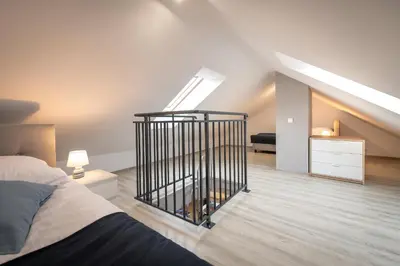 Łóżko lub łóżka w pokoju w obiekcie Tramontana