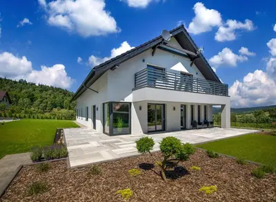 Budynek, w którym mieści się apartament