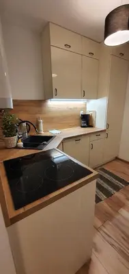 Kuchnia lub aneks kuchenny w obiekcie Apartament Łąkowa